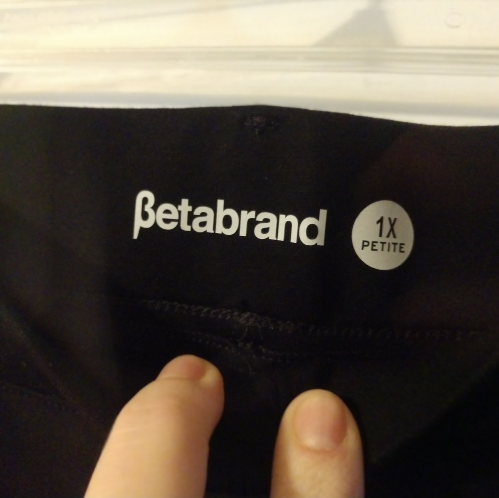 Beta brand black yoga dress pants